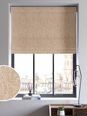 Natural Elias Made To Measure Roman Blind - Image 1 of 5