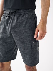 Anthrazitgrau - Cargoshorts aus Fleece - Bild 1 von 6
