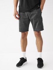 Anthrazitgrau - Cargoshorts aus Fleece - Bild 2 von 6