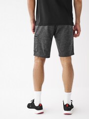 Anthrazitgrau - Cargoshorts aus Fleece - Bild 3 von 6