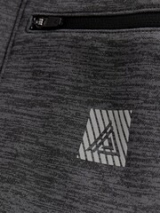 Anthrazitgrau - Cargoshorts aus Fleece - Bild 6 von 6