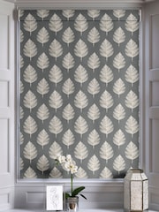 Grey Finn Made To Measure Roman 100% Cotton Blind - Image 5 of 6