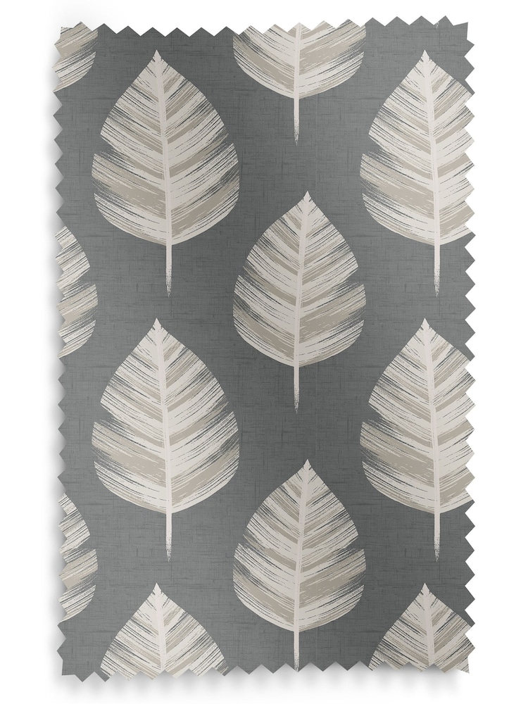Grey Finn Made To Measure Roman 100% Cotton Blind - Image 6 of 6