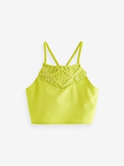 Limonkowo-zielony - Bikini z szydełkowymi detalami (3–16 lat) - Image 8 of 12
