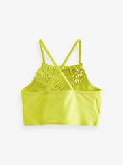 Limonkowo-zielony - Bikini z szydełkowymi detalami (3–16 lat) - Image 9 of 12