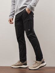 Black Slim Stretch Cargo Trousers - Image 1 of 10