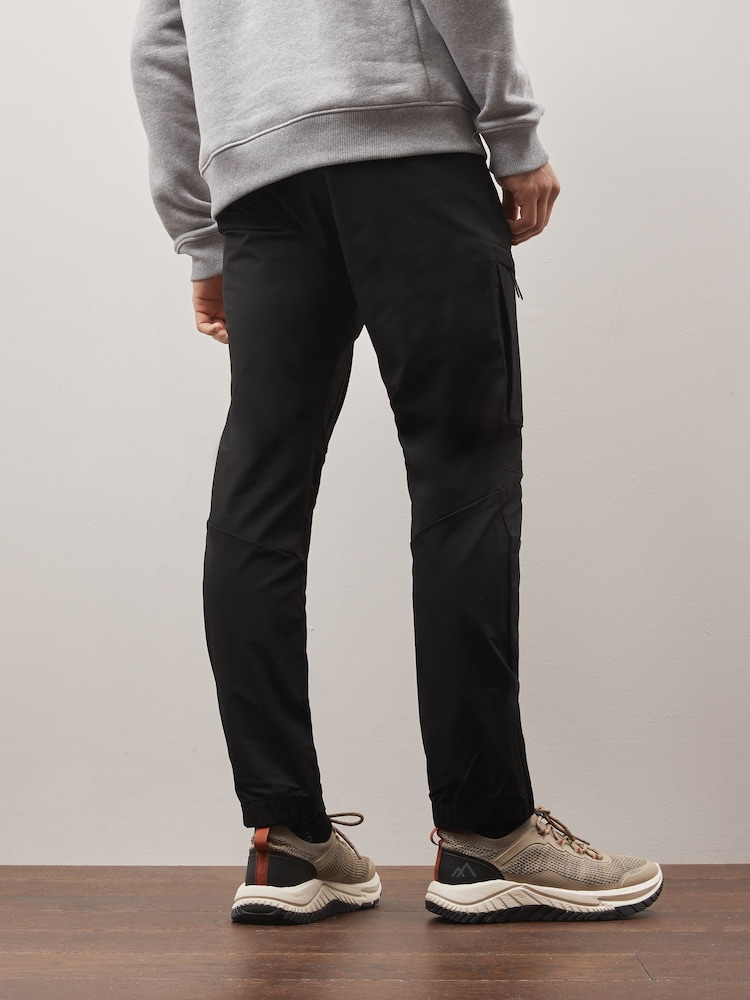 Black Slim Stretch Cargo Trousers - Image 2 of 10