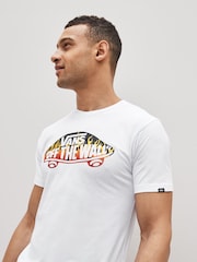 Vans White Logo Mens T-Shirt - Image 3 of 4