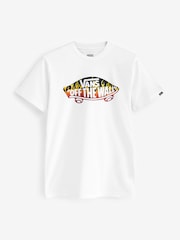 Vans White Logo Mens T-Shirt - Image 4 of 4