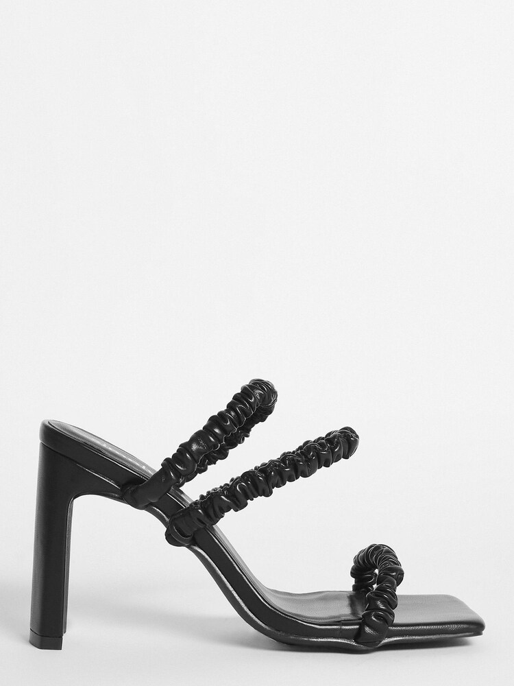 Simply Be Diandra Ex Wide Fit Black Sandals - Image 1 of 3 Simply Be Diandra Ex Wide Fit Black Sandals - Image 1 of 3
