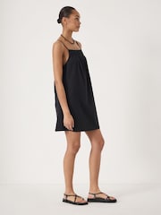 Hush Black Carmen Seersucker Beach Mini Dress - Image 4 of 5