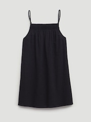 Hush Black Carmen Seersucker Beach Mini Dress - Image 5 of 5