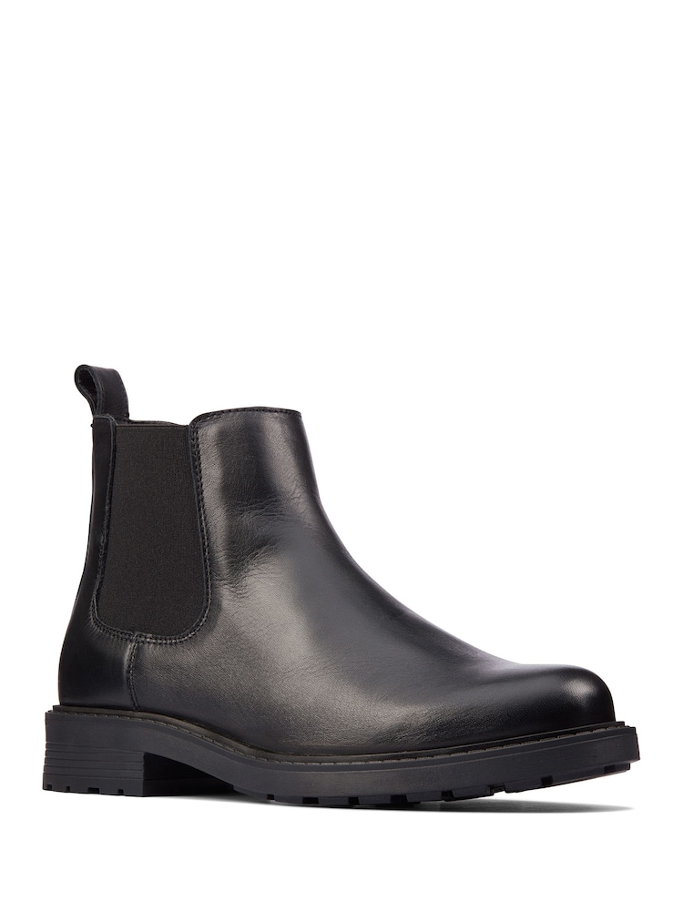 Bottes Clarks Pour Femme - Taille 7 UK - Cuir Noir - Talon Bas - Neufes Sans Boîte - Classiques Et Confortables