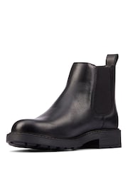 Clarks Black Leather Orinoco 2 Lane Chelsea Boots - Image 4 of 7
