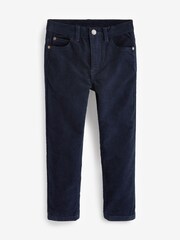 Navy Blue Corduroy Trousers (3-16yrs) - Image 1 of 2