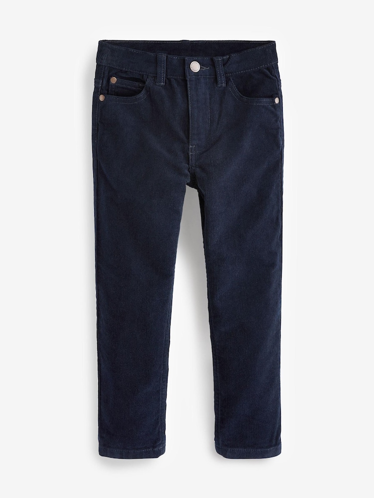 Navy Blue Corduroy Trousers (3-16yrs) - Image 1 of 2