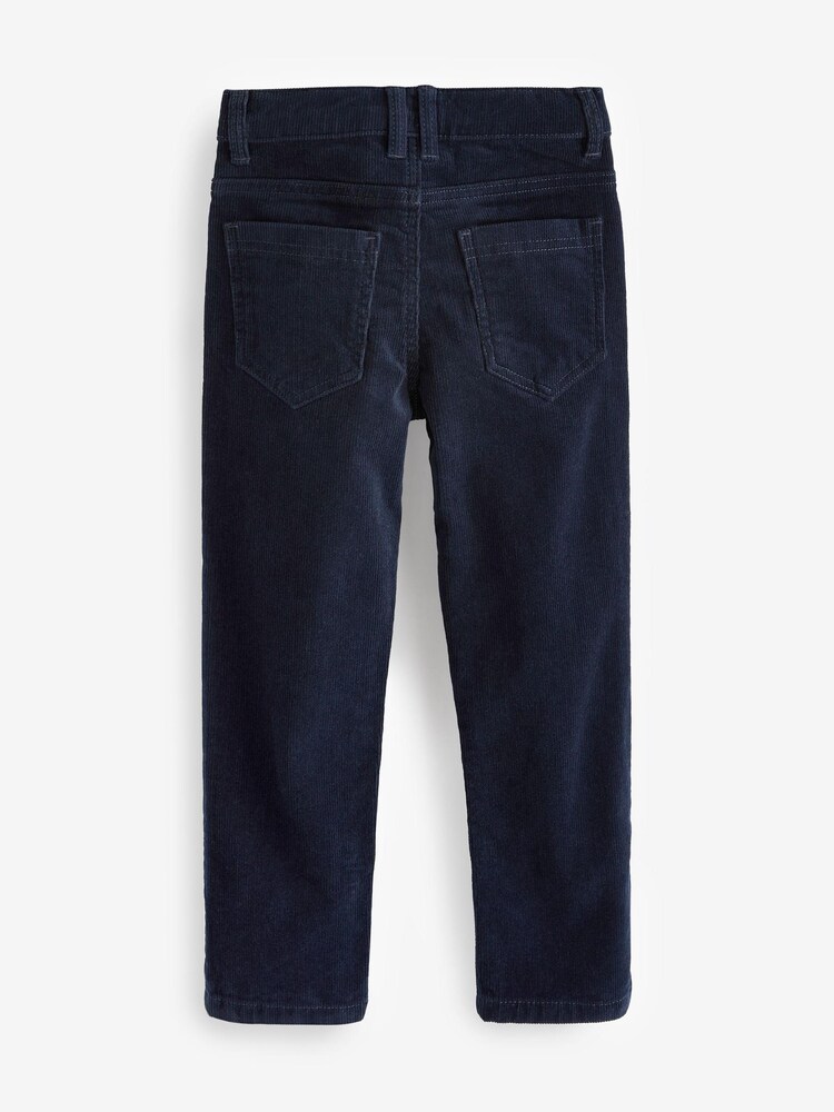 Navy Blue Corduroy Trousers (3-16yrs) - Image 2 of 2