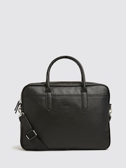 MOSS Black Saffiano Attache Bag - Image 1 of 4