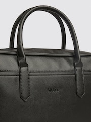 MOSS Black Saffiano Attache Bag - Image 3 of 4
