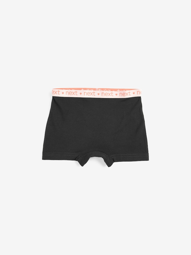 Noir avec élastique brillant - Culotte courte 5 Lot (2-16ans) - Image 4 of 8
