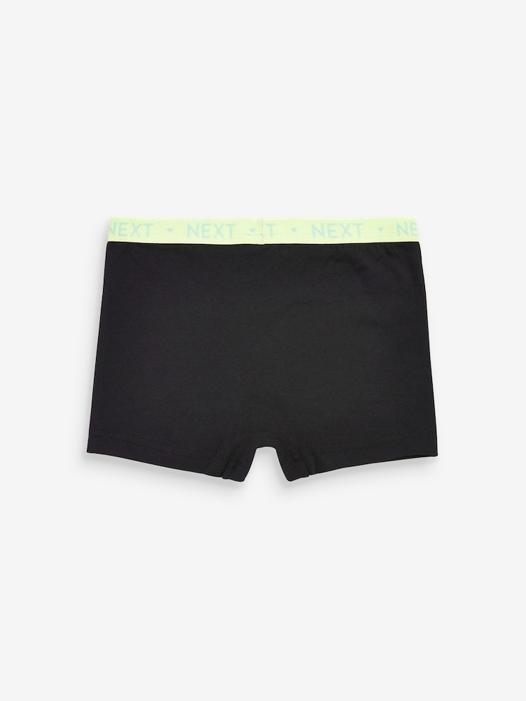 Noir avec élastique brillant - Culotte courte 5 Lot (2-16ans) - Image 7 of 8