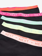 Schwarz/leuchtend/elastisch - Kurze Slips im 5er-Pack (2—16 Jahre) - Bild 8 von 8