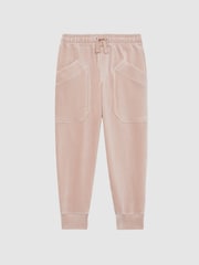 Reiss Camel Kora 9-14 yrs Relaxed Corduroy Drawstring Trousers - Image 2 of 5