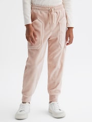 Reiss Camel Kora 9-14 yrs Relaxed Corduroy Drawstring Trousers - Image 3 of 5