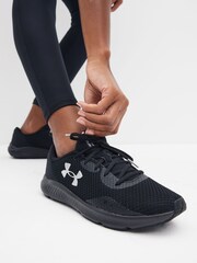 Under Armour Dark Black Charged Pursuit 3 Trainers - Image 3 of 8