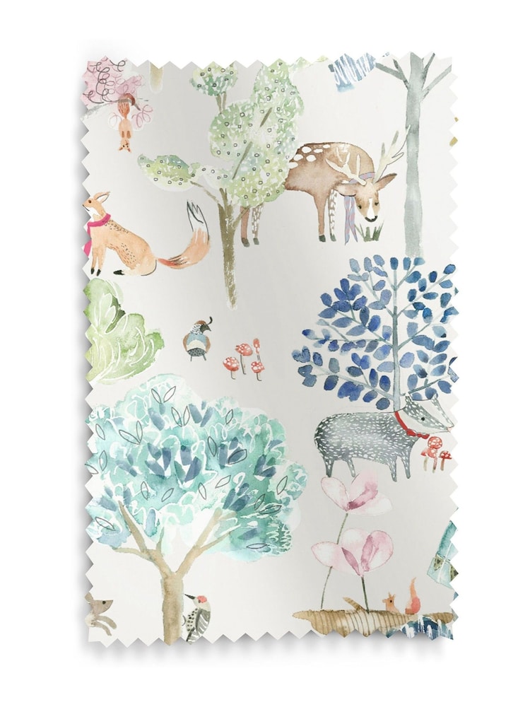 Voyage Oat Natural Blackout Woodland Adventures Made To Measure Roller Blind - Image 5 of 5