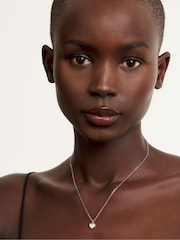 Ted Baker Silver Tone HARA: Tiny Heart Pendant Necklace - Image 6 of 7