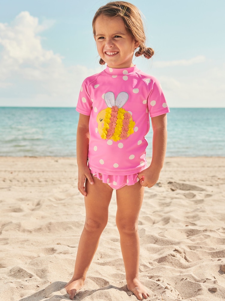 Pink Bee 2 Piece Sunsafe Swimset (3mths-7yrs) - Image 2 of 7