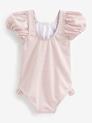 Lilac Purple Puff Sleeve Swimsuit (3mths-7yrs) - Image 5 of 6
