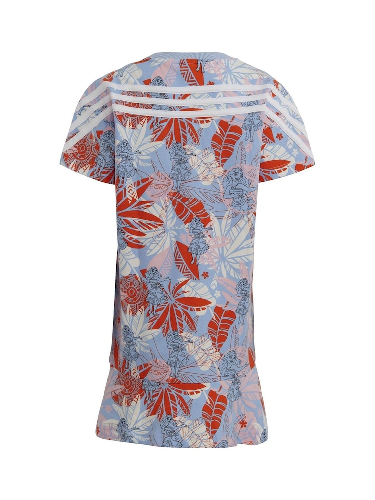 adidas Blue x Disney Moana Little Kids Dress - Image 2 of 5