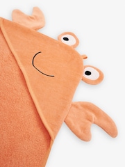 JoJo Maman Bébé Crab Character Hooded Towel - Image 3 of 3
