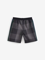 Black/White 2 Pack Check Short Pyjamas (4-16yrs) - Image 3 of 3