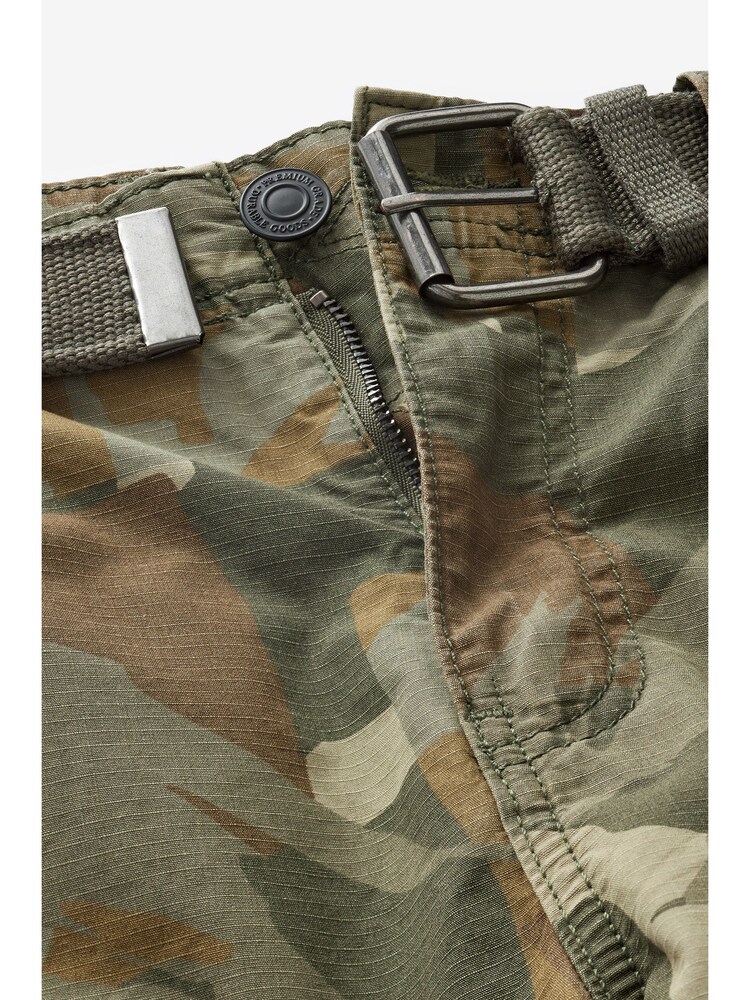 camouflage - Shorts de fret ceinturés - Image 7 of 8