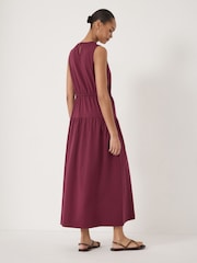 Hush Ori V-Neck Waisted Jersey Dress - صورة 3 من 5