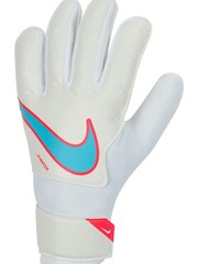 Nike White Jr. Goalkeeper Match Football Gloves - Image 1 of 2