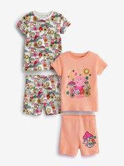 Peppa Pig/Rosa/Weiss - Kurze Pyjamas im 2er-Pack (3–16Jahre) - Bild 4 von 7