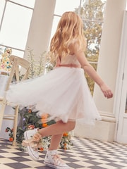 Blush Pink Tulle Bridesmaid Dress (3-16yrs) - Image 3 of 6