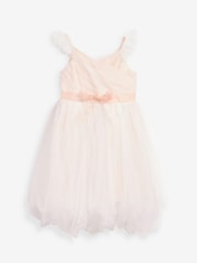 Blush Pink Tulle Bridesmaid Dress (3-16yrs) - Image 5 of 6