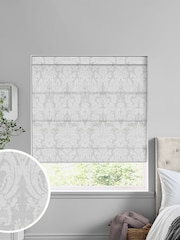 Laura Ashley Silver Martigues Made To Measure Roman Blinds - Image 1 of 6