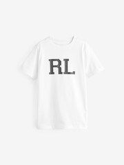 Polo Ralph Lauren Jungen T-Shirt mit Logo, Weiß - Bild 1 von 1