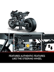 LEGO Technic THE BATMAN – BATCYCLE Motorbike Model Toy 42155 - Imagen 4 de 8