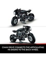 LEGO Technic THE BATMAN – BATCYCLE Motorbike Model Toy 42155 - Imagen 5 de 8