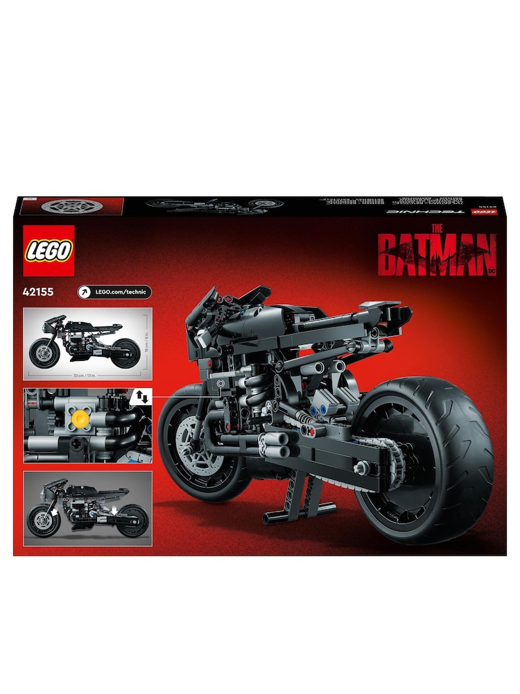 LEGO Technic THE BATMAN – BATCYCLE Motorbike Model Toy 42155 - Imagen 8 de 8