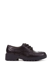 Geox Junior Girls Casey Black Shoes - Image 1 of 6