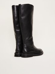 Phase Eight Flat Knee High Black Boots - Image 3 of 7