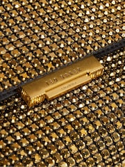Ted Baker Gold Glitzet Crystal Baguette Clutch Bag - Image 4 of 5